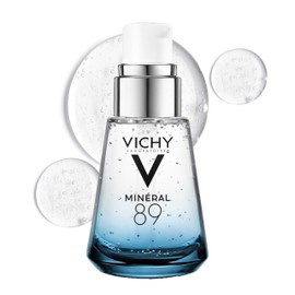 Vichy Mineral 89 Fortifying & Hydrating Daily Skin Booster, Pure Hyaluronic Acid Serum For Face, Plumps & Hydrates, Repairs Skin Barrier, Lightweight Moisturizing Gel, Fragrance Free & Oil-Free