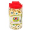 Junior Learning CVC Tri-Blocks Tub, 90 Blocks, Ages 4-5, Phonemic