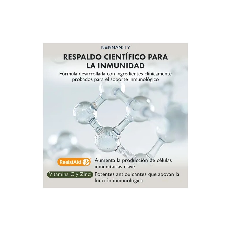Immun-T ResistAid con 300mg Vitamina C y Zinc - 200