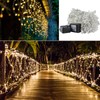 Solhice LED Curtain Lights Outside 40ft x 3ft for Backyard,
