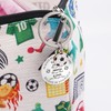 SEAOYOZO Soccer Makeup Bag gift for Girls, Soccer Cosmetic Bag