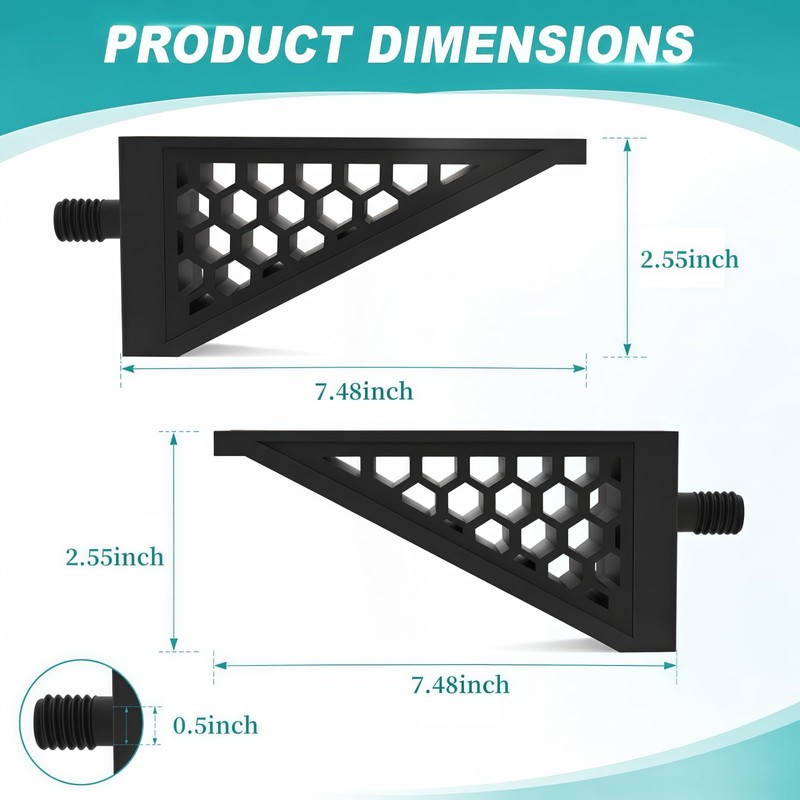 Storage Shed Shelf Brackets Compatible with Suncast,