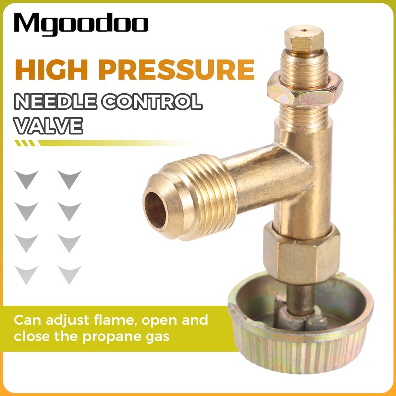 Mgoodoo 3/8" Male Swivel Flare Propane Gas Inlet Range Cooking