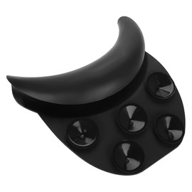 Reposacabezas de Silicona para Salón, Cojín Ergonómico para Cuello y Lavado de Pelo, Accesorio Duradero para Peluquería y Spa, Compatible con Cuencos de Champú (Negro)