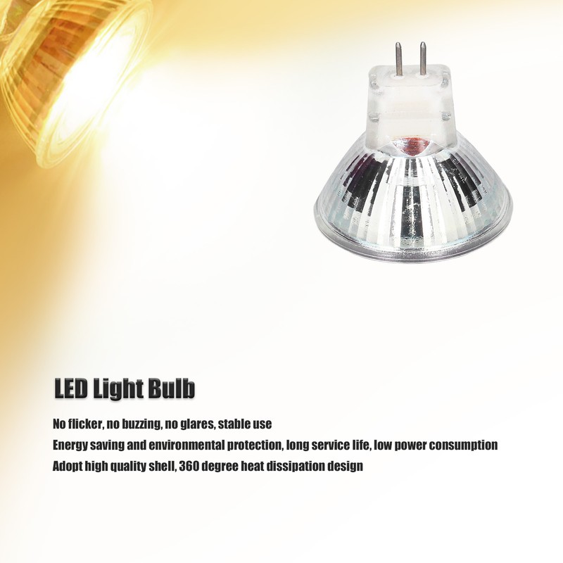 4PCS MR11 12LED Light Bulb 2W 300LM Spot Light Bulb