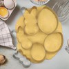 6PCS Easter Cookie Cutters,Bunny/Rabbit and Egg Shapes Assorted Sizes, Stainless