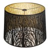 ALUCSET Metal Large Lampshade, Drum Lamp Shade 14" Top x