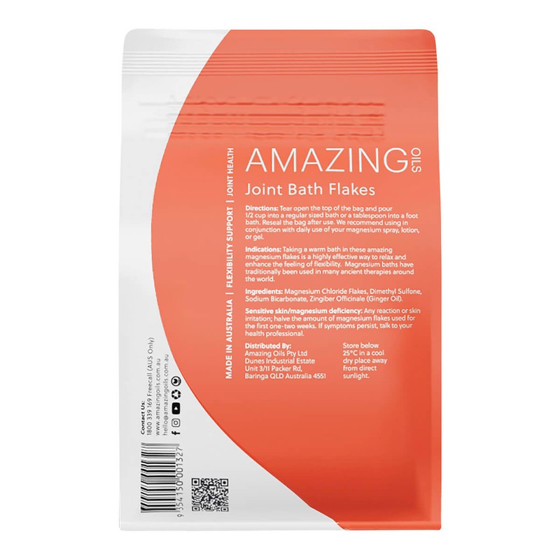 Amazing Oils Magnesium Joint Bath Flakes, 2kg