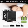 Generic Black Cube Timer, Kitchen Gravity Sensor Flip Digital Timer