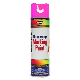 Aervoe 229 Fluorescent Survey Marking Paint, Aerosol 17 Ounce (Pink)