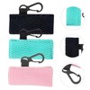 FOMIYES Chic Knitted Lipstick Holder Keychain Accessory Lip Gloss Bag