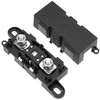 QWORK® Car Fuse Holder with Protective Cover, Includes 200A Fuse