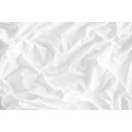 texpot Flat Sheet 150 x 250 cm Smooth White in Various Sizes 100% Cotton without Elastic Band
