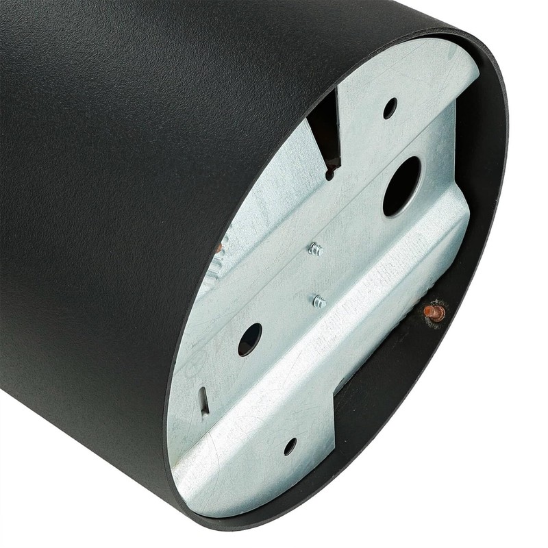 Licht-Erlebnisse Surface-Mounted Spotlight GU10 Ceiling Light, Surface-Mounted Spotlight, Black, Diameter