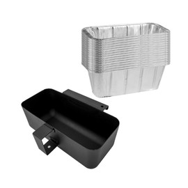 Rear Grease Catcher with 20-Pack Disposable Grease Cup Liners for Blackstone Griddle,for Blackstone Flat Top Grill Rear Grease Cup/Drip Pan Liners Accessoriess