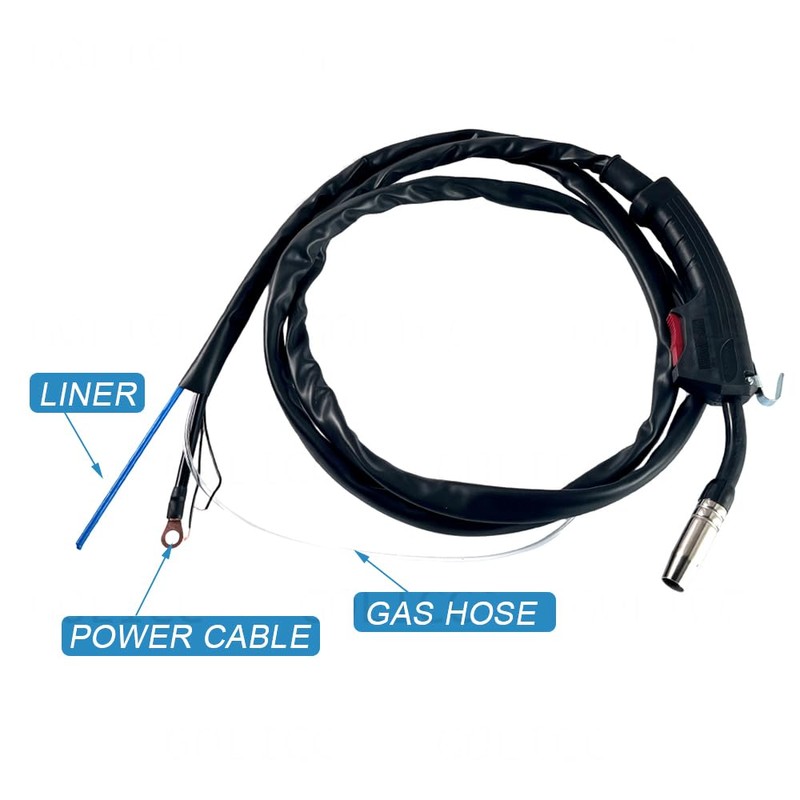 GOLICC 8ft 100A Mig Welding Torch Replacement for Chicago Electric