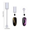 DANNEASY 3pcs Cat Eye Nail Magnet Stick Gel Nail Polish