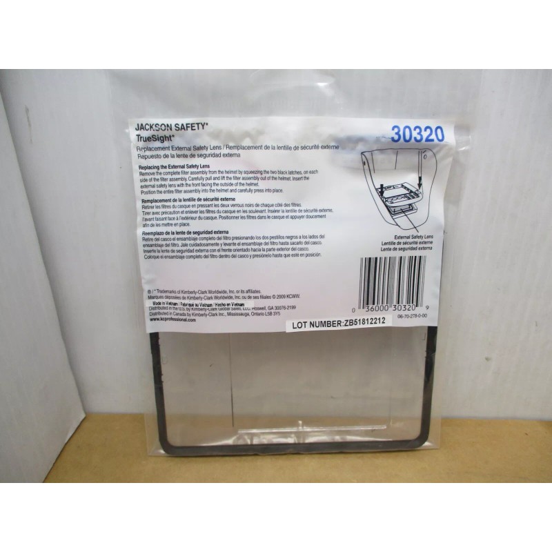 Jackson Safety Kimberly-Clark Jackson Safety 30320 TrueSight External Safety Lens