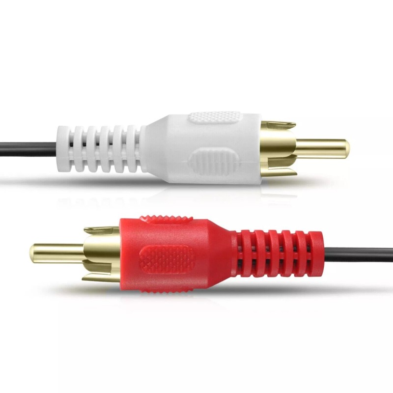 Universal 2 RCA to 2 RCA RCA Cable, Male Stereo