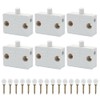 6PCS Cupboard Door Switch White 1A 250V Cupboard Light Control