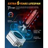 Termitor D1S HID Headlights Bulbs, 800% 30,000LM Enhanced Brighter, 6000K