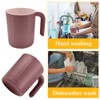 SIYINGSAERY Coffee Cups, Coffee Cups, Plastic, Set of 4, 450