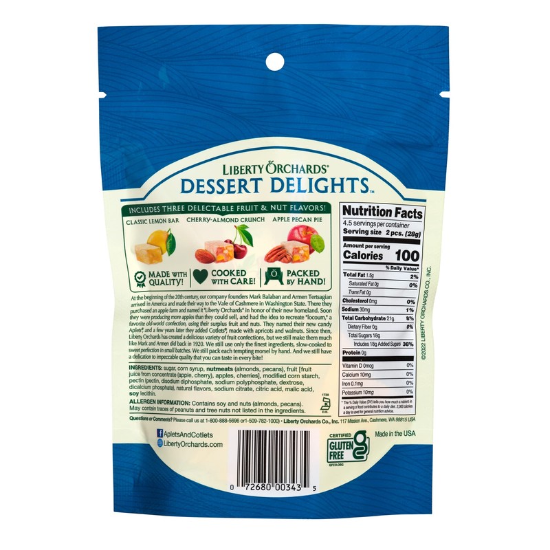 Liberty Orchards New Dessert Delights Package! - Vegan Turkish Delight
