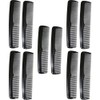 COM-FOUR® 10 x Hair Comb, Fine and Coarse Toothed Hairdressing