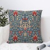 Keebik William Morris Pattern Throw Pillow Covers Decorative Outdoor Soft