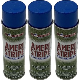 Ameri-Stripe Royal Athletic Field Paint - (3) Three Can Pack 18 oz. of Paint per Can