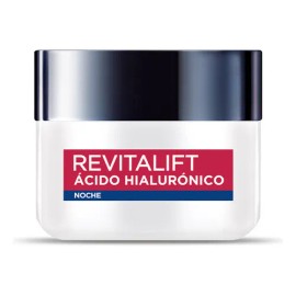 LOreal Paris Revitalift cido Hialurnico Crema Hidratante de Noche, Hidrata Intensamente y Rellena Lneas de Expresin, 50 ml.                           
