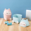 Plastic Trash can Creative Mini Desktop Trash can with lid