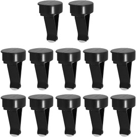 Kichvoe 20 Clips para Ventilación de Coche Negro, Ambientador Elegante Acero Inoxidable y Plástico, Frescura de Aire Fácil de Colocar para Decoración Interior