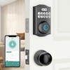 BAFUWEIY Fingerprint Door Lock with Door Knobs Set, Keyless Entry