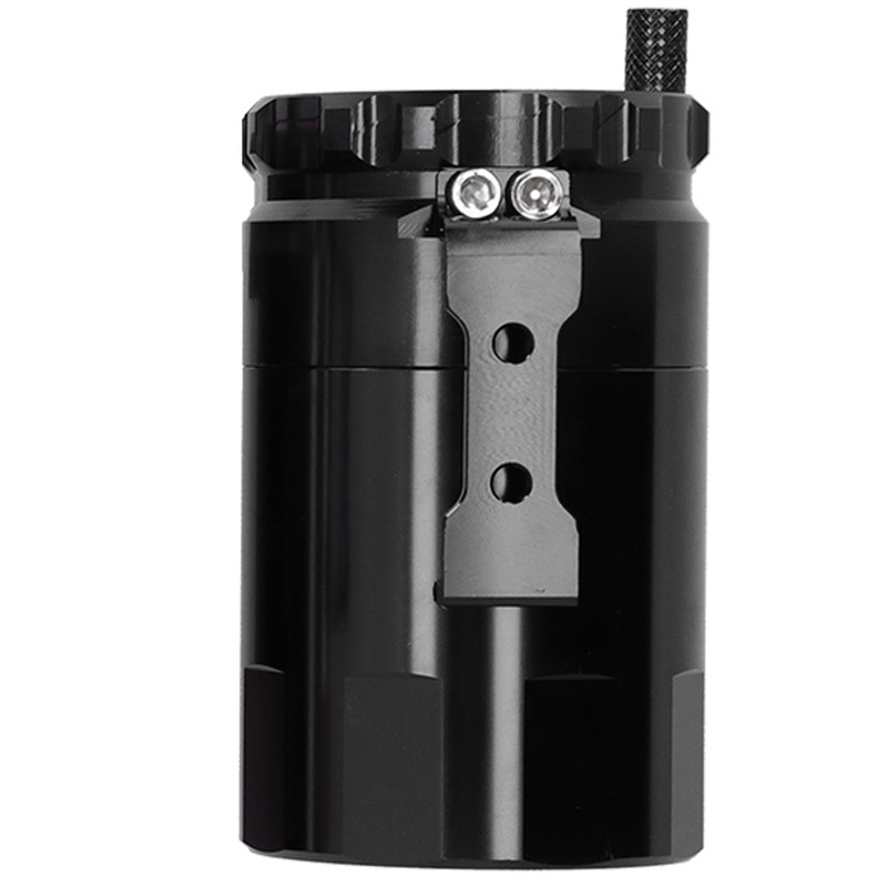 Universal Auto Oil Catch Can Breather Reservoir with Mounting Parts