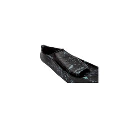 Riffe Kicks Rubber Swim Fins (Black/Blue Swirl, 35/36 (3-4))