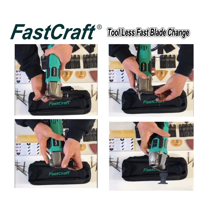 42pc Oscillating Tool FastCraft Multi Tool Set Model 86225-1 (5.0Amp