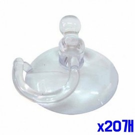 5 wall-mounted pressure rubber hooks 32mm x20
