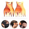 Beavorty 2pcs Men Wide Tooth Styling Comb Boar Bristle Oil
