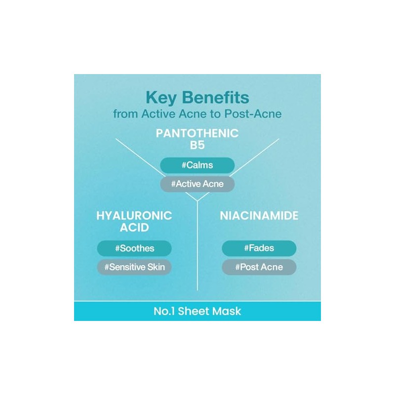 No.1 Pantothenic B5 Hyaluronic Active Clear Mask (10ea)