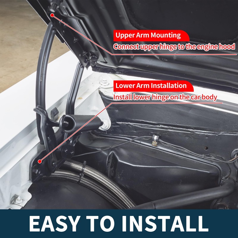 TUCKBOLD Honda Civic 2016-2021 Front Driver Passenger Front Hood Bracket