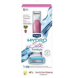 Schick Hydro Silk Razor Blade Refill Cartridge Bikini TrimStyle Shaver Trimmer