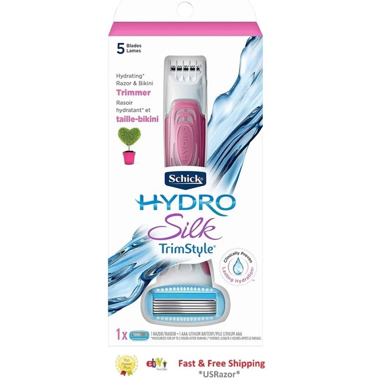 Schick Hydro Silk Razor Blade Refill Cartridge Bikini TrimStyle Shaver