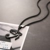 HZMAN CZ Eye of Horus Egypt Protection Pendant on Stainless