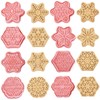 Pack of 8 Christmas Cookie Cutters, Snowflake Cookie Cutters, Baking