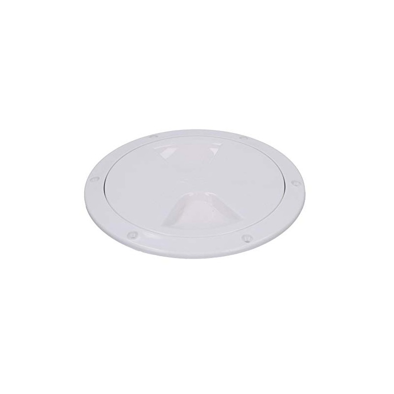 145mm Round Inspection Hatch Waterproof Cover IPX6 White 115mm Cut