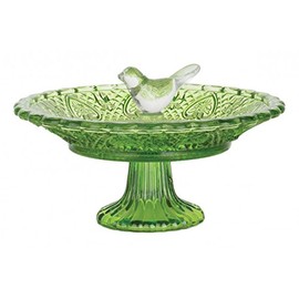 Esschert Bird Bath Hobnail Glass, Assorted