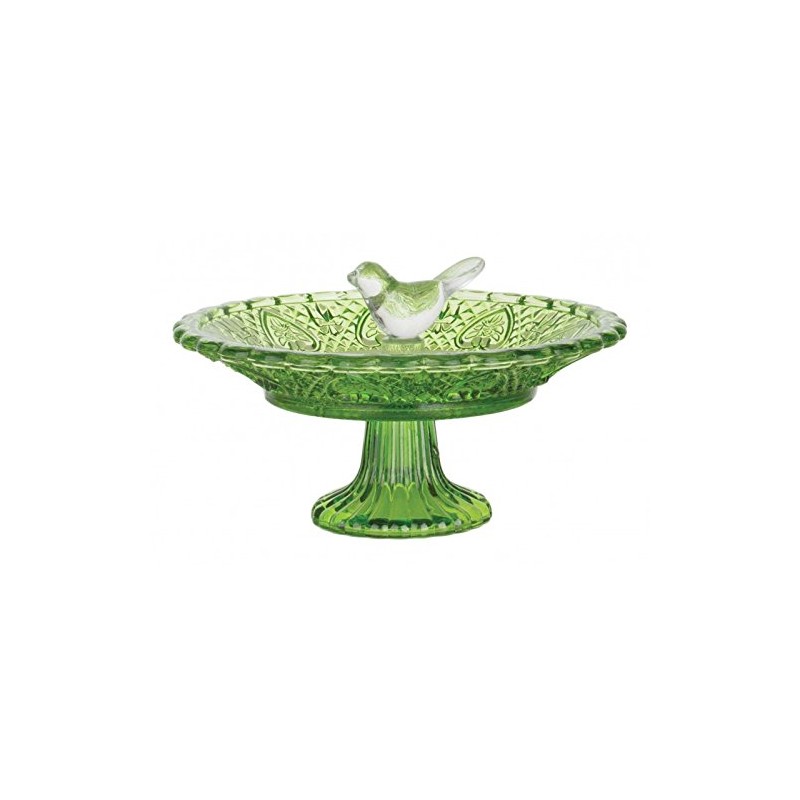 Esschert Bird Bath Hobnail Glass, Assorted