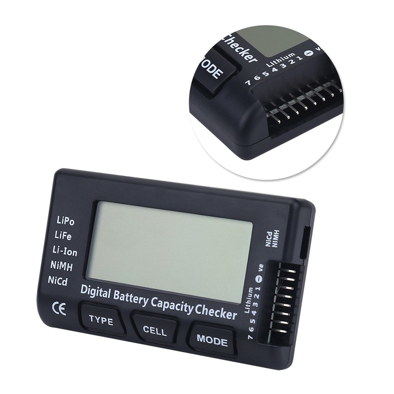 Digital Battery Capacity Checker Voltage Tester Detector for LiPo Li