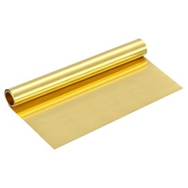 uxcell Brass Sheet Roll, 40" x 12" x 0.006" Metal Flashing Brass Foil Roll for Crafting, Electrical DIY Projects Repairs, Gold